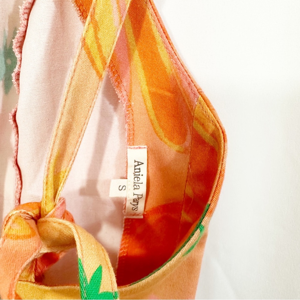 Aniela Parys Guava Tie Strap Jumpsuit in Aurora Floral Print - Picture 10 of 12